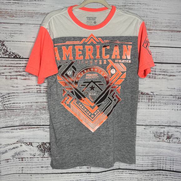 American Fighter Short Sleeve Graphic Tee Mens Med - Picture 1 of 3
